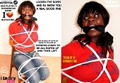 ebony hustler gagged with her own panties black babes with big boobs bound to chairs Bondage detective magazine covers website damsel in distress sexy women kidnapped tied up in tight rope hot girls hogtied classic cover